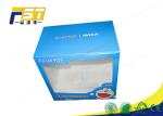 Glossy Printed Color Paper Cardboard Packing Boxes Full Color With Clear PVC