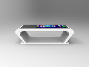 China Indoor Large Multi Touch Screen Table , Smart Touch Coffee Table 10 Point Touch 55 Inch on sale