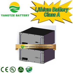 Large 48V Lithium Ion Battery 200ah 51.2V 100kg Black 442*680*223mm