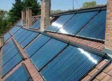 Quality Solar Heat Project with Heat Pipe Solar Collector and Rock Wool Manifold Insulation for sale
