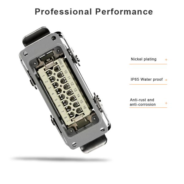 Anti Rust WHE16C Waterproof Electrical Connectors AWG 14
