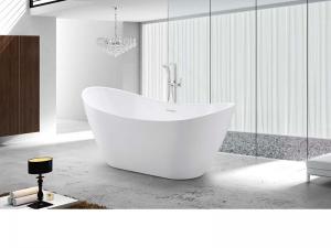 China Sanitary Acrylic Free Standing Bathtub SP1870 Stand Alone Fade Resistant on sale