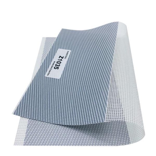 Quality Openness 5% Shutter Shades Grey Zebra Roller Blinds Fabric ASTM G21 for sale