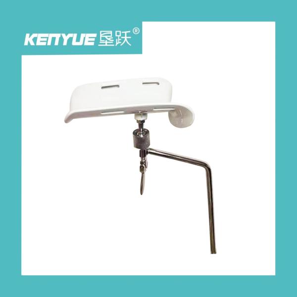 Quality ABS Material Leg Holder White Color For Gynecology Bed Table For Hospitals for sale