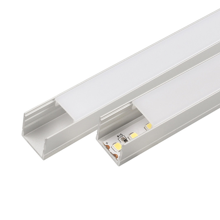 1515 Aluminium Profiles for LED Strip Lights LED Bare Channel Outdoor PVC LED Profile