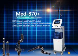 Buy cheap Vertical RF Tube Fractional Co2 Laser Body Beauty Machine for Acne Scar Removal product