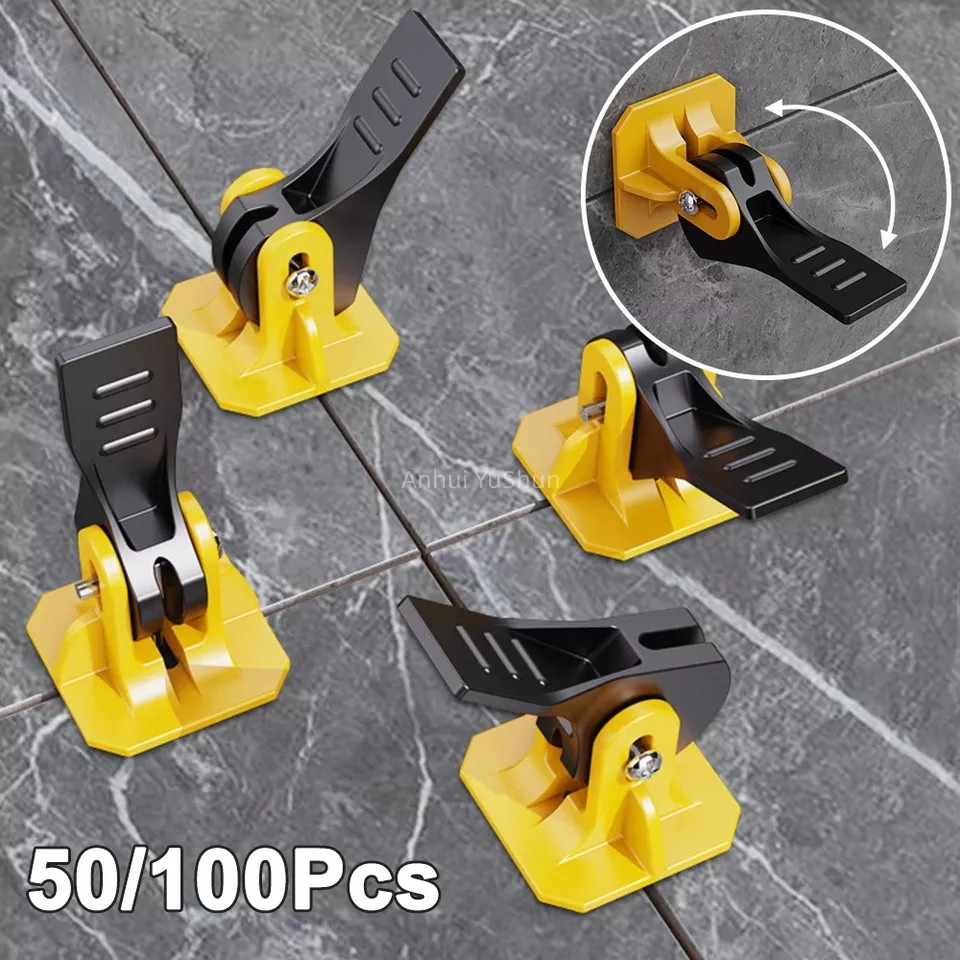 Antislippage T Type Self Leveling Floor Tile Spacers Levellers Tools For Flooring 1.5mm