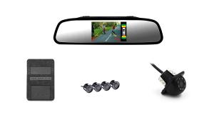 China Auto 4.3 Rear View Parking Sensor System 640*480 Resolution Display Format 16 / 9 on sale