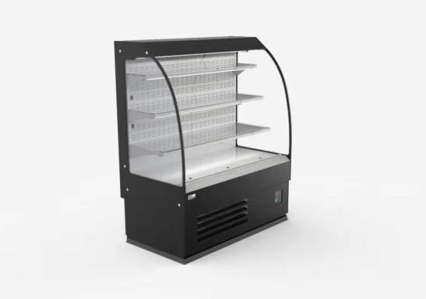 Quality Vertical Multideck Display Fridge Semi Open Chiller Air Cooling R404a/R290 Refrigerant for sale
