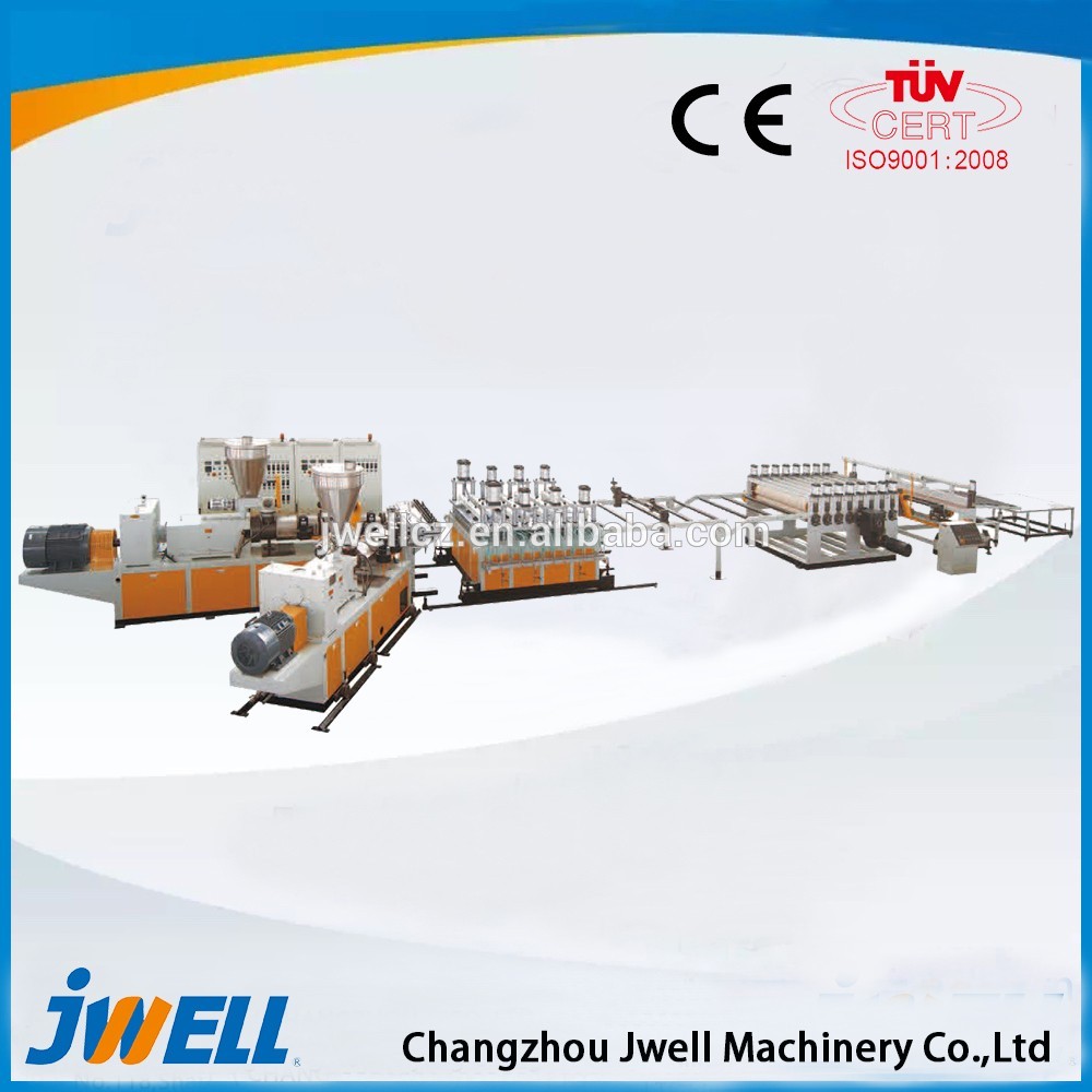 Pvc Semi Skinning Foam Board Extrusion Line In Construction And Decoration Industrial