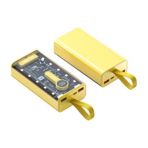 2 USB 20000mAh Digital Display Power Bank With LED Torch High Speed Outdoor