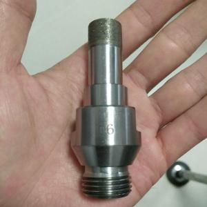 China 1/2 Consumable Materials GAS Sharp Threaded Diamond Core Drill Set Straight Shark on sale