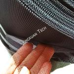 Black Or Grey Coating Epoxy Resin Mesh For Hydraulic Filter Paper Support