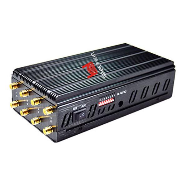 3 Hours WIFI GPS Mobile Phone Signal Jammer , 4G LTE700MHz Wireless Signal Blocker