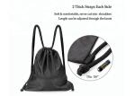 Mesh Nylon Custom Drawstring Backpack Polyester Black Cinch Sack