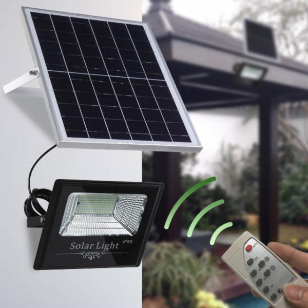 Quality IP67 Solar Led Flood Lights Outdoor With Remote Controller Light Sensor And Time Control for sale