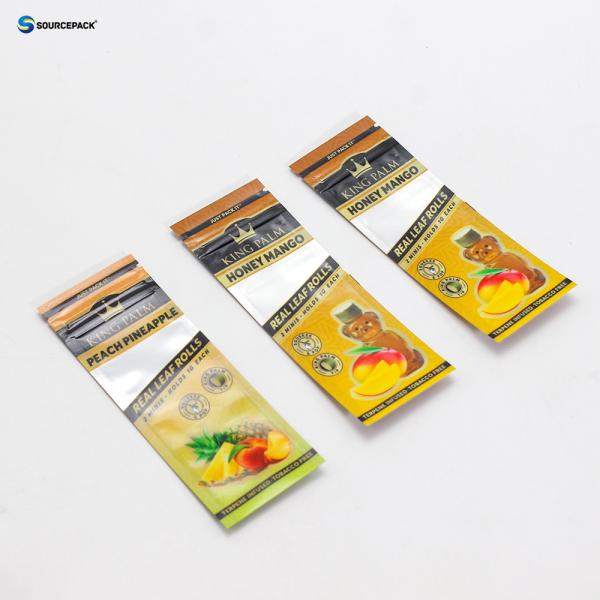 Quality Customizable Cigar Leaf Rolls Packaging with Digital Printing Design for sale