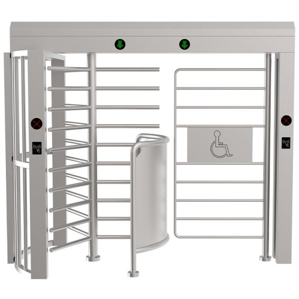 Quality RS485 RS232 Access Control Turnstile Full Height Door Gate 0.2s for sale