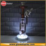 illuminated custom rotating acrylic headphone display stand earphone holder led