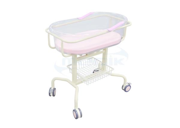 Quality Transparent Basin Baby Hospital Bassinet With Storage Unit For Newborn for sale