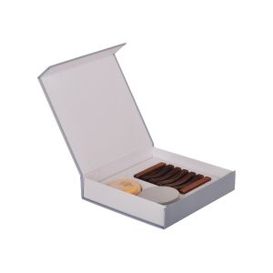 Magnetic Foldable Paper Box Packaging Soap Gift Set With Insert