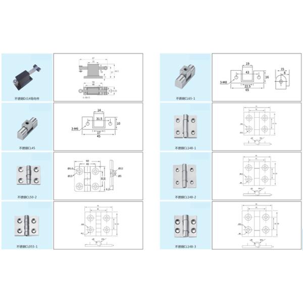 Stainless Steel Quarter Turn Knob Electronic Cam Lock For Mechanical Tool Box Power Distribution Cabinet Mailbox ﻿