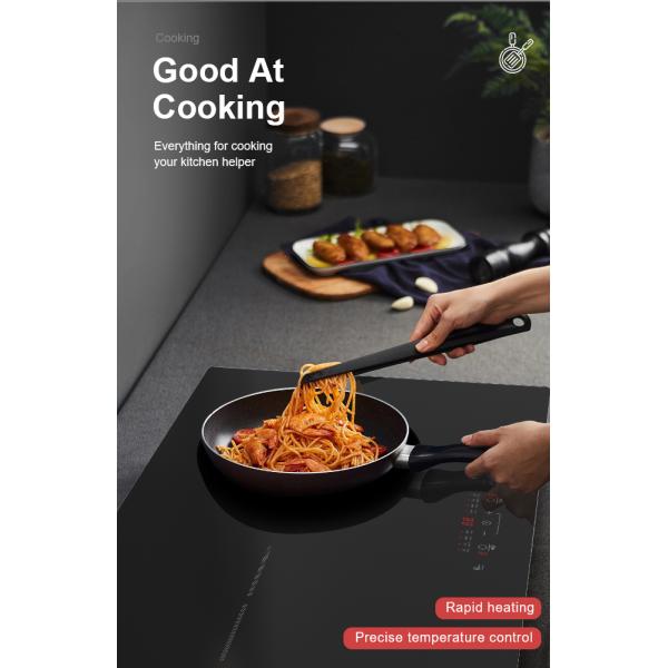 Heating Selection 4 Burner Electric Cooktops , Induction Hob Cooker 7000W