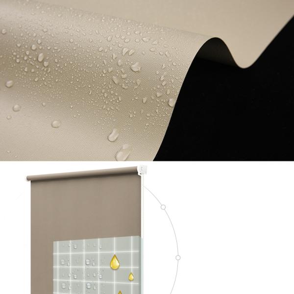 B1 fireproof Sheer Roller Blind Fabric 300D*600D dustproof Anti UV