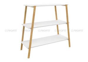 5KG 1m High Bamboo Frame MDF Shelf Multi Tier Shelf For Books