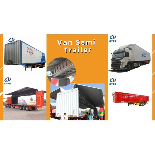 40 Tons Max Payload 13 Ton Axle Enclosed Dry Wing Van Semi Trailer for Express Logistics