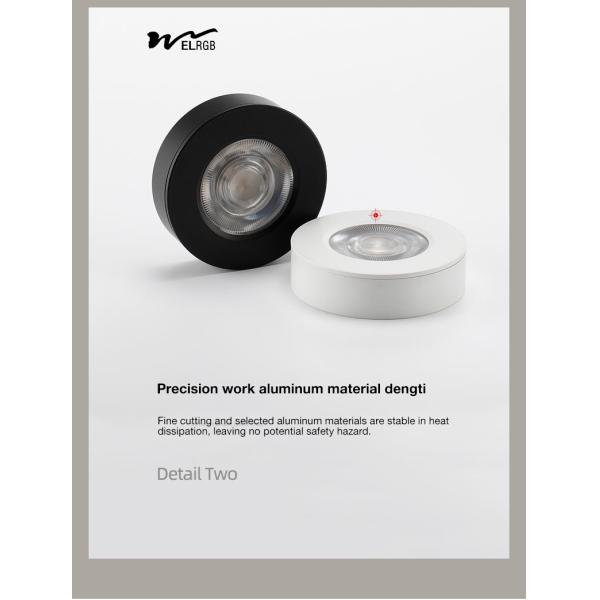 Anti Glare Open Design Spotlight for White Product Style without Perforated Ceiling