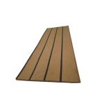 Professional PVC Yacht Decking Solution for Safe Navigation in Teak and Grey