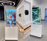 Floor Standing LCD Advertising Kiosk Remote Update Android Vertical Totem