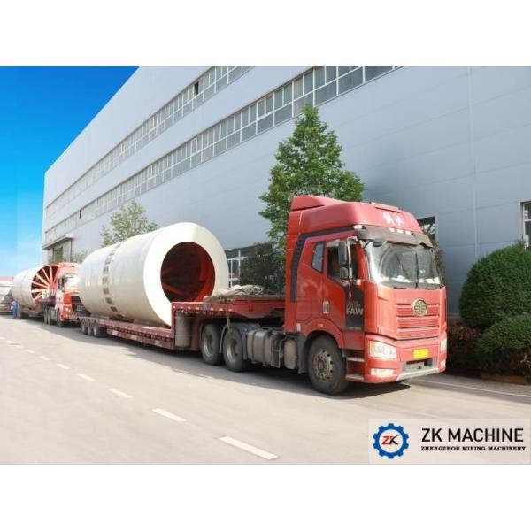 2-46t/H Industrial Rotary Dryer With PLC Control System For Minerals Drying