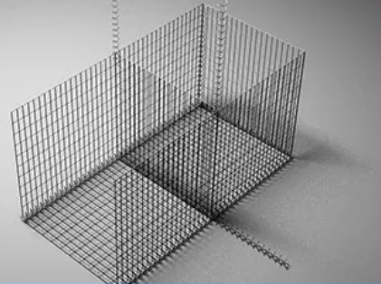 High Quality Galfan Anti Corrosion 1x1x1m Garden Planter Welded Gabion 9