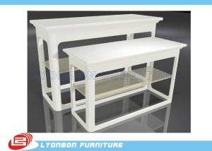 China Promotion White MDF Nesting Display Tables For Retail Stores / UV Painting on sale