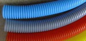 China Plastic Polyethylene Electrical Conduit Corrugated Flexible Tubing For Cable Wire Protection on sale