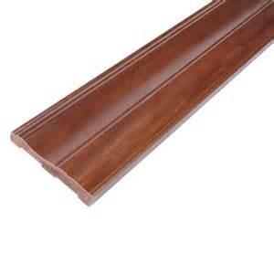 Quality Customized PVC Trim Board Foam Baseboard Trim With Low Maintenance for sale