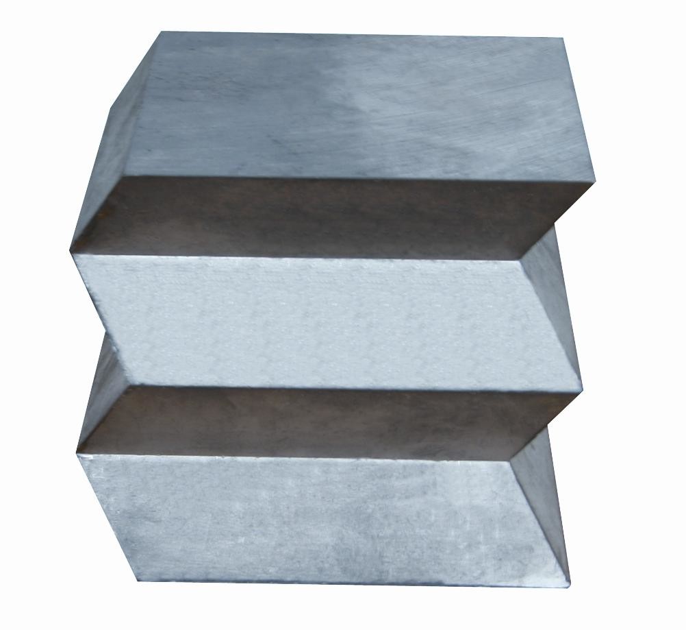 single or double-herringbone dovetail groove design and interlocking capability rectangular lead shielding bricks