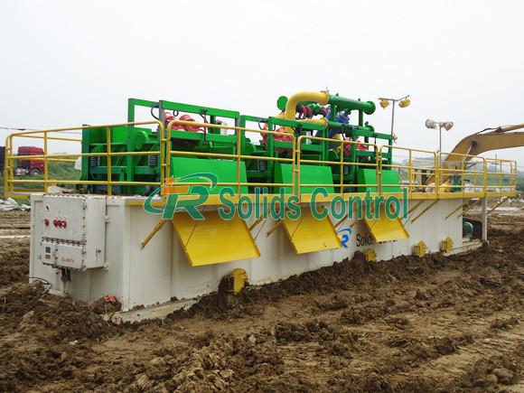 Quality Horizontal Directional Drilling Mud Circulation System 200GPM Capacity for sale