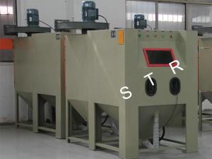 China Box Type Pressurized Sandblasting Machine / Remove Burrs Rust Wet Blasting Cabinet on sale