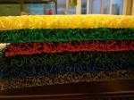 Machine Made Colorful PVC Coil Mat Carpet Without Backing Coil Mat Length Of 9m