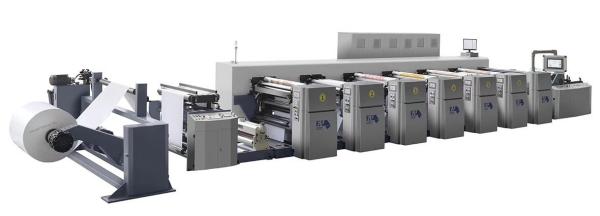 Single Faced Liner Paper Flexo Printing Machine with Max. Web Width 1020/1320
