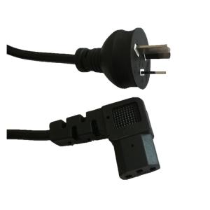 China Australian right angled C13 Power Cord on sale