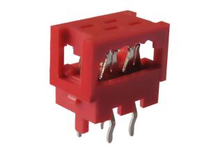 China 1.27 Mm Pitch IDC Connector 4 Pin Male Header Wire To Board IDC Socket on sale