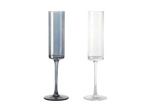 Buy cheap Smooth Bottom Engraved Crystal 6 Oz Champagne Flutes FDA Approved product