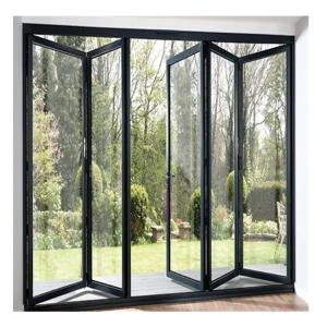 Waterproof SKATE large scale aluminium sliding door with wide frame and double glazed