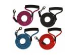 Padded Handle Dog Training Leash Strong Medium Large Size With Multiple Colors