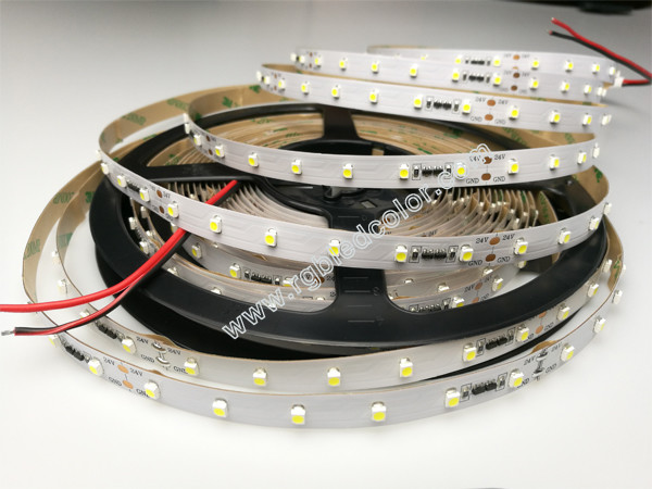 dc24v 60led 4.8w 3528 contant current 10mm width flex led strip light