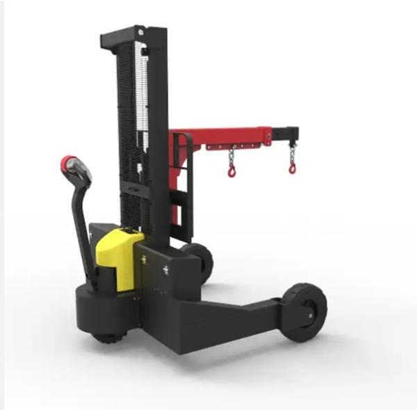 Quality Mini Hydraulic Full Electric Stacker Crane Electric Floor Crane For Bag for sale